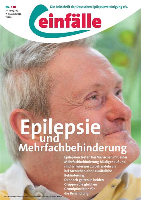 Einfälle 138 Deutsche Epilepsievereinigung