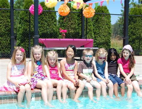 Party Designs In Bloom Kylies Ice Cream Pool Party