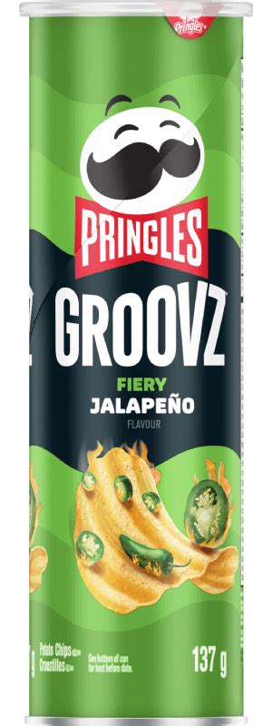 Pringles Groovz Fiery Jalapeño Flavour Potato Chips