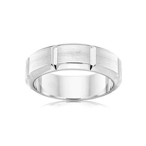 5mm bevelled mens wedding ring temple and grace au