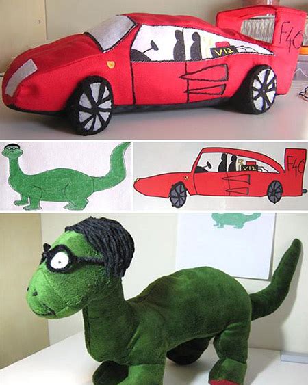 18 More Childrens Drawings Turned Into Real Toys Techeblog