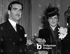 Image of Anthony Eden with his first wife Beatrice Beckett (b/w photo)