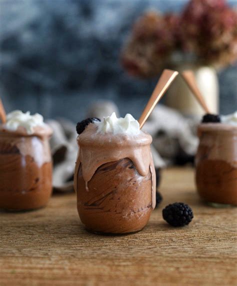 You'll love the rich, chocolate flavor of the custard. Dark Chocolate Mousse with Mocha Whipped Cream | Recipe ...