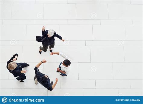 Feeling The Spirit Of Teamwork And Success Stock Image Image Of Member Indoors