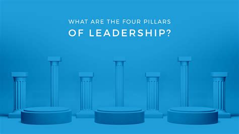 what are the four pillars of leadership deskware deskware