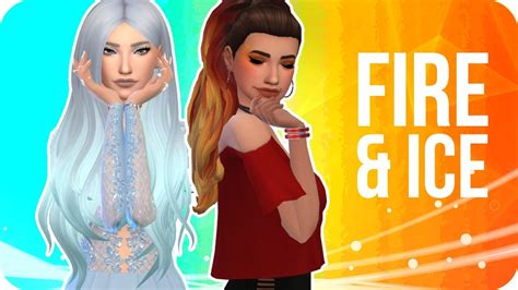 Sims 4 Create A Sim Fire And Ice Youtube