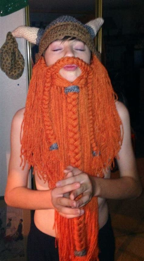 Crochet Viking Beard Knotted Winch