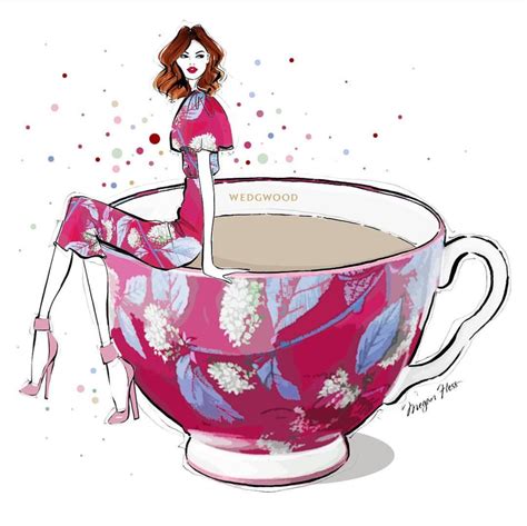 Coffee Cup Art Coffee Girl Coffee Lover Megan Hess Illustration