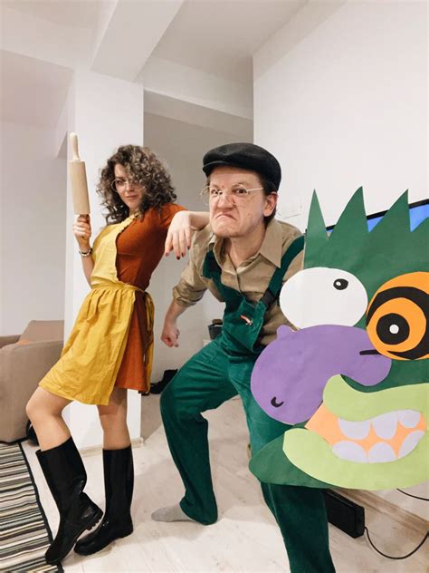 Courage The Cowardly Dog Muriel And Eustace Costume Cute Couple