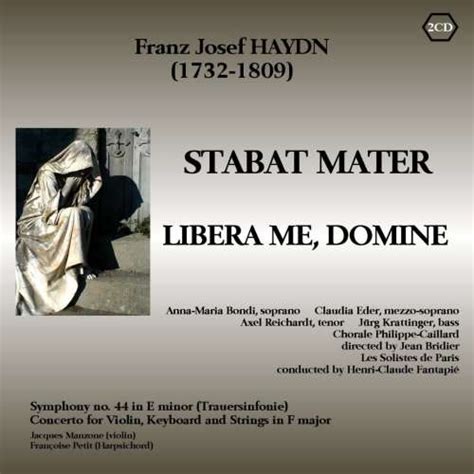 Joseph Haydn Stabat Mater 2 Cds Jpc