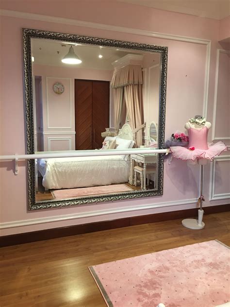 It's the perfect ballet bedding choice for your pretty little dance princess! Ballerina barre in my little girl's bedroom | Dance ...