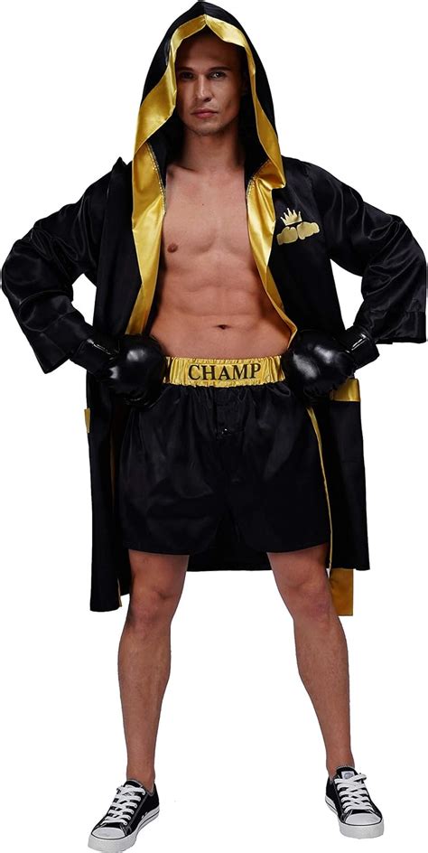 Adult Men Boxing Costume Heavyweight World Champion Boxer