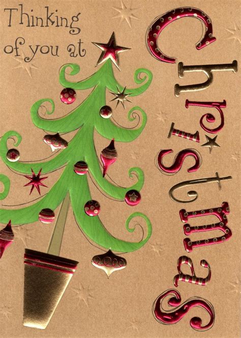 Thinking Of You At Christmas Card  Cards  Love Kates