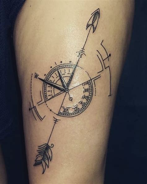 Minimal Inspiration Inkstinct Minimal Tattoo Tattoos Compass Tattoo