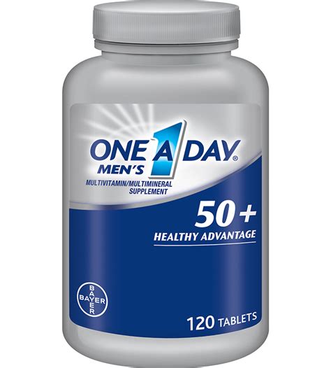One A Day Mens 50 Plus Advantage Multi Vitamins 120 Count