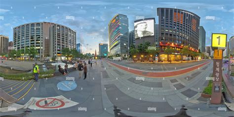 Vista A 360 Gradi Di Seoul Corea Del Sud 22 Giugno 2019 360 Gradi