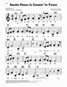 Santa Claus Is Comin' To Town Sheet Music | J. Fred Coots | E-Z Play Today