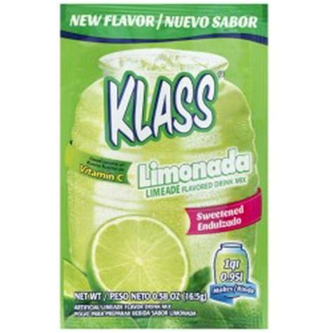 Klass Limeade Flavored Drink Mix Limeade