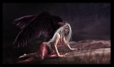 An Angel S Journey By Deniseworisch On Deviantart Mermaid Cave Angel