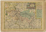 Antique Map of the Region of Merseburg by Schreiber (1749) | eBay