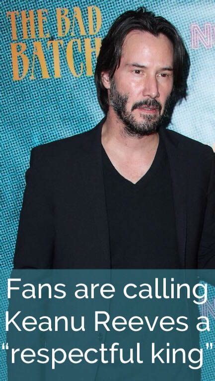 Fans Are Calling Keanu Reeves A Respectful King After Noticing He