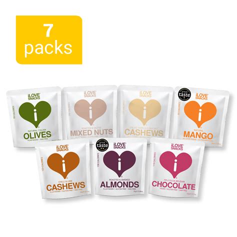 Ilove Variety Pack 7 Packs Ilove Snacks