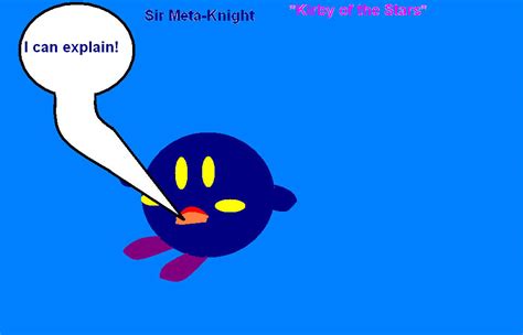 Sir Meta Knight Without Mask By Kirbyiscute123 On Deviantart