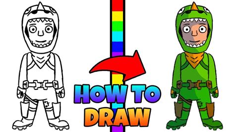 How To Draw Fortnite Skins Step By Step Kids And Beginners Alike Can