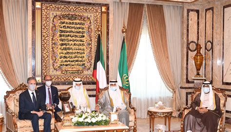 Kuwait Amir Receives Us State Sec Embassy Of The State Of Kuwait In