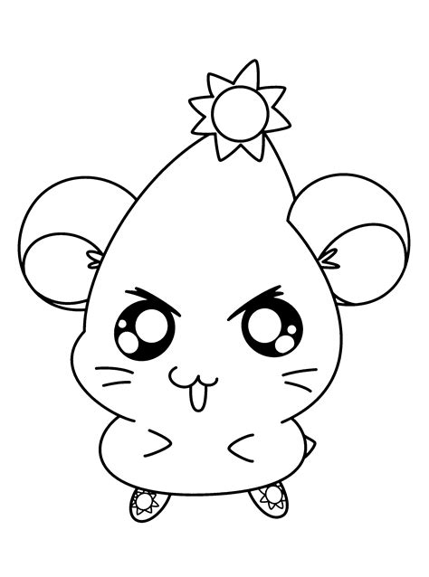 Hamtaro Coloring Page Tv Series Coloring Page