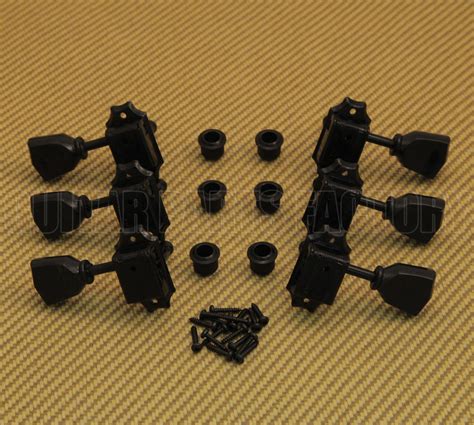 Wj 44 3b Wilkinson 3x3 Black Vintage Tuners For Gibsonepiphone Les