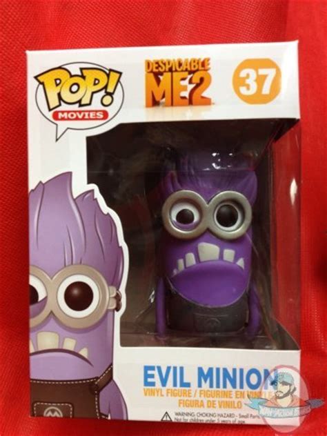 Pop Disney Movies Despicable Me 2 Evil Minion Purple Vinyl Figure