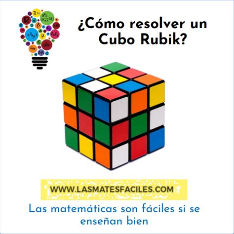 ¿cómo Resolver Un Cubo Rubik Mates Fáciles Rubics Cube Solution Diy