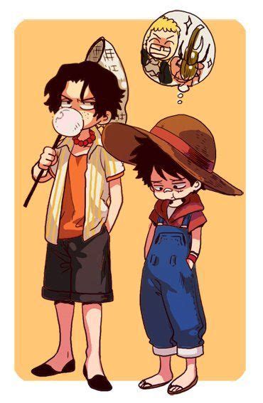 Asl Brothers Portgas D Ace Monkey D Luffy One Piece One