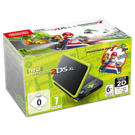 Juego nintendo 3ds sushi striker the way of sushido. New Nintendo 2DS XL Black and Lime Green + Mario Kart 7 ...
