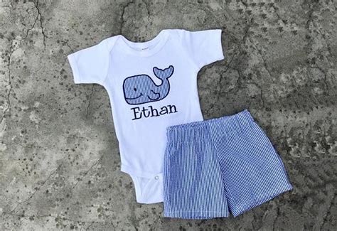 Personalized Baby Boy Clothes Baby Beach Outfit Toddler Boy Clothes