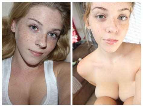 Freckled Blonde Foto Pornô