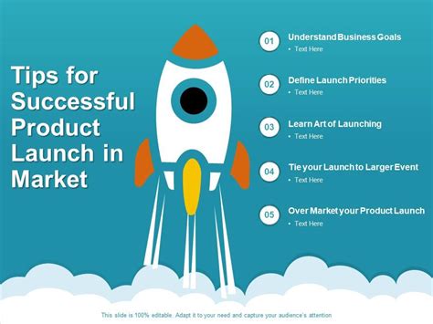 Tips For Successful Product Launch In Market Presentation Graphics