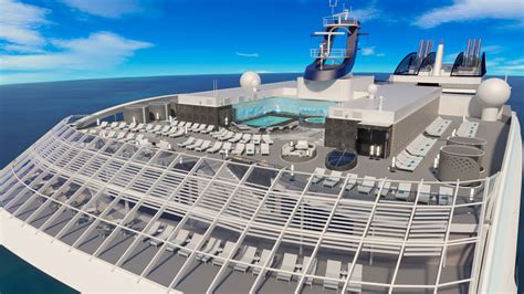 Msc World Europa Msc Yacht Club Sundeck And Pool