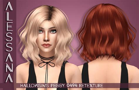 Sims 4 Cc Hair Peggy Genius Pofeinfinity