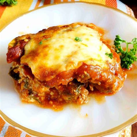 Keto Lasagna Recipe No Noodle Pasta Free Low Carb Yum