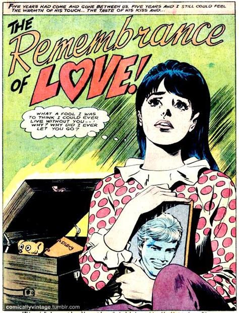 The Remembrance Of L♥ve Vintage Comics Retro Vintage Comic Book