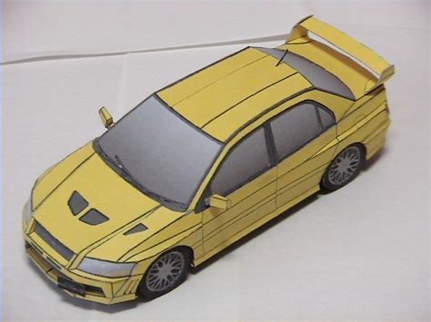 Papercraft Mitsubishi Lancer Evolution Vii Papercraft Subaru Impreza