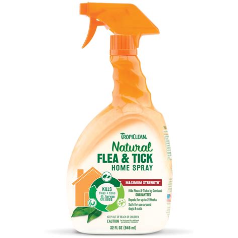 Tropiclean Natural Flea And Tick Home Spray 32 Fl Oz Petco Tick