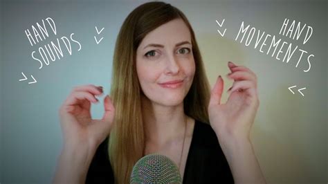 asmr hand sounds and movements youtube