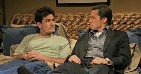 Strange Bedfellows 19 Intimate Moments From Two And A Half Men