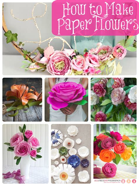 We have plenty of styles available, and all are easy to decorate to perfectly match your theme, even without silk flowers and fabrics. How to Make Paper Flowers: 40 DIY Wedding Ideas ...