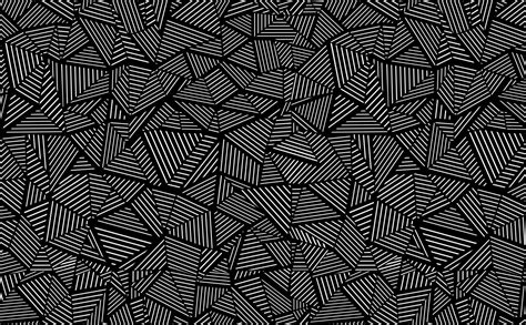 Black Geometric Pattern Wallpaper For Walls