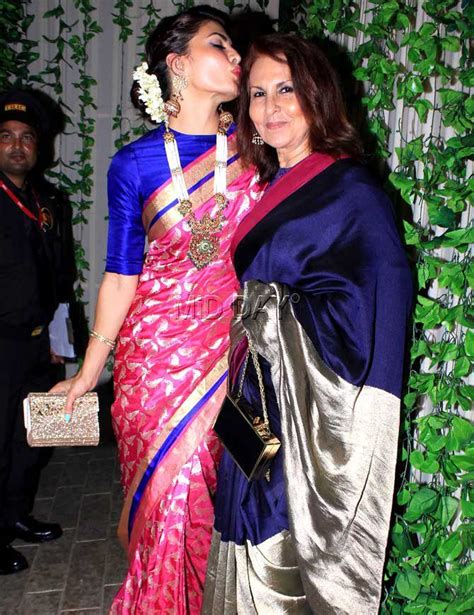 Jacqueline Fernandez With Mom Kim At The Bachchans Grand Diwali Bash