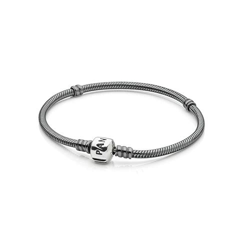 Oxidized Silver Charm Bracelet Pandora Jewelry Us